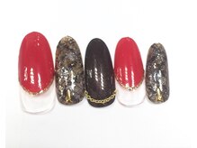 ネイリックス 栄ガスビル(NAILX)/パイソン☆柄ネイル