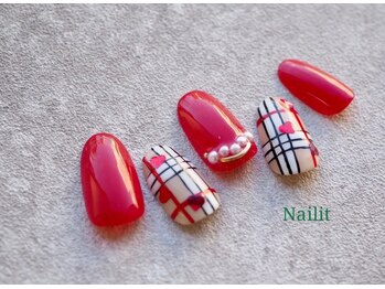 ネイリット 銀座(Nailit)/CHECK HEART   ¥10800【¥11880】