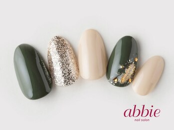 ネイルサロン アビー 宮益坂店(abbie)/オータムフェザー ¥9977