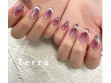 ネイルサロン テラブルー 渋谷店(Terra Blue)/マグネットチークネイル