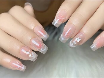 ホアン(HOAN)/白爪10本アート付け放題