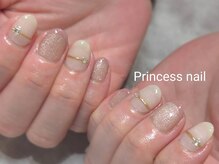 プリンセスネイル(Princess nail)/ピンクフレンチリング10800