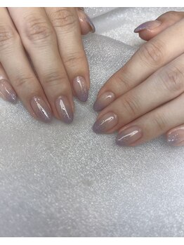 ラメグラデーションネイル