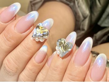 アイボリー(ivory)の写真/短い爪にお悩みの方も自然な長さだしでスラッとキレイな指先へ♪パラジェル使用で爪に優しい実力派サロン☆