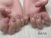 モア(moa)/ツイード　冬　新所沢ネイル