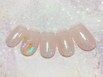 オーロラクリアストーンネイル
