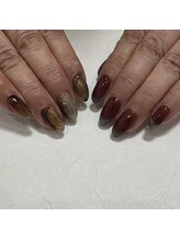 ロトリー(Lotly.)/マグフレンチとニュアンスネイル