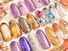 新規平日12～16時限定【ハンド】オフ無料◆季節トレンドデザインジェル￥9880