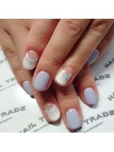 ネイルトレード 西荻窪店(NAIL TRADE)/水彩画ネイル