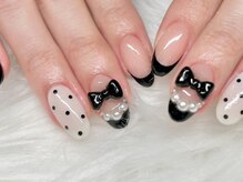 チャーピーネイル(CHIRPY NAIL)/ドット*リボン*90min