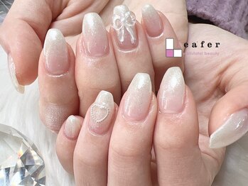 リーファネイルズ 岡山学南町店(Lea'ferNails)/シンプルアートネイル