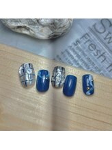 シービューティー(C BEAUTY)/ニュアンスネイル/ブルーネイル