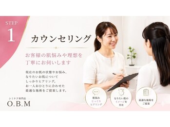 オービーエム 福岡天神三越店(O.B.M)/1.カウンセリング