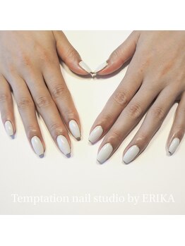 テンプテーション ネイル スタジオ(Temptation nail studio)/ホワイトワンカラー