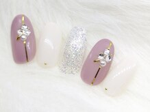 スリー(THREE)/February,2020/nail design