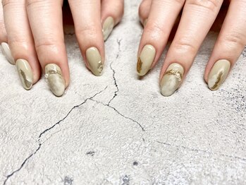 春ニュアンスネイル