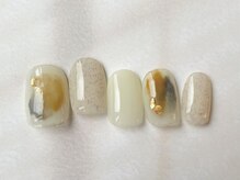 アイネイルズ 梅田店(I nails)/モヘアワンカラー塗りかけ¥7700