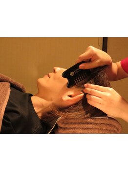 ヘッドスパで癒されたい