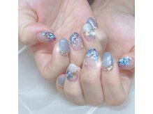 ハッピービューティー(Happy Beauty)/紫陽花ネイル