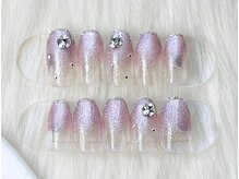 ファストネイル 渋谷店(FAST NAIL)/マグネット フレンチ ストーン