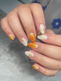 オレンジ×ミラー