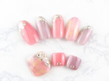 モアニ ヒロオ 恵比寿店(MOANI Hiroo)/ハンドフットお揃いデザイン☆