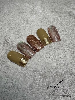ソルネイルワークス(sol. nail works)/アートデザインM