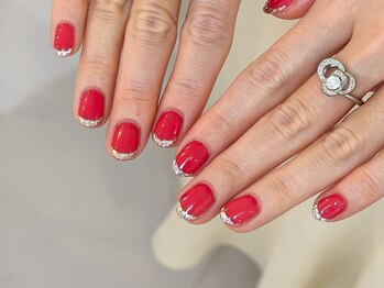 ワンアンドオンリー(One&Only)/ガラスフレンチネイル