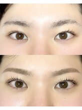 ブーケ(BOUQUET)/アイブロウ＋まつ毛パーマ
