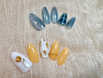 おかみねいる-okami nail-の写真/1日2組限定のプライベートサロン★最旬トレンドや季節感を取り入れたネイルを豊富にご用意しております♪