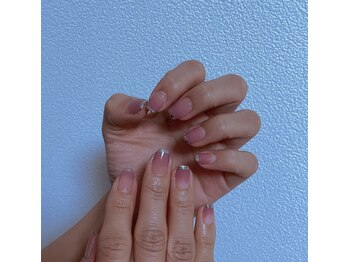 コロミネイル(colome nail)/ミラーフレンチ