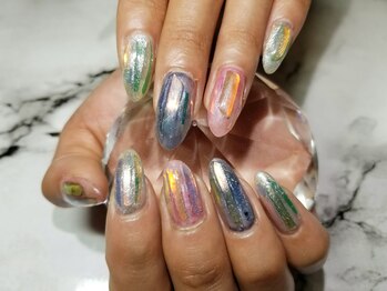 シュガーネイル(sugar nail)/オーロラネイル