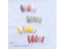 ジャム ネイルアンドアイラッシュ(Jam nail&eyelash)の雰囲気（数百種類のジェル・スカルプ・パーツ・サンプルをご用意☆）