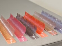 サロンドグレース 千葉店の雰囲気（カラーは10種類以上☆フラット8色から選択可能！3Dは4色から♪）