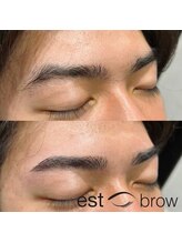 エストブロウ 麻布十番店(est brow)/メンズ 眉毛 アイブロウ 間引き