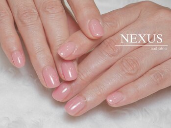 ネクサス(NEXUS)/春色コーラルワンカラーネイル
