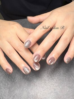 ネイルサロン アール(Nail salon R)/マグネット×フラッシュ