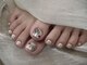 シャララネイル(Shalala nail)の写真/旬のデザインで足元を彩る♪【オフケア込◆フットワンカラー¥4500/持ち込みアート¥6980～】