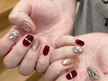 クリスマスネイル