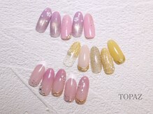 トパーズ 恵比寿(TOPAZ)/春ネイル/桜