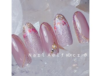 ネイルエルフ(Nail Aelf)/三郷駅/大人可愛いピンクネイル