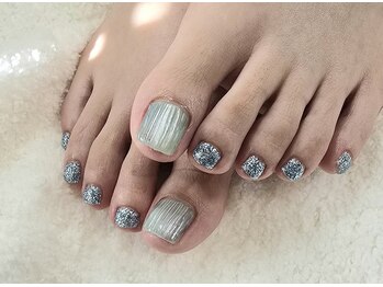 ネイルサロンブラン(nail salon BLANC)/バカラフットネイル