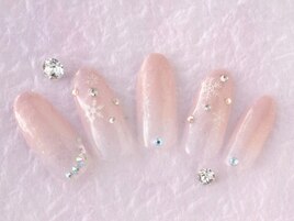 ヌーディーグラデーションネイル