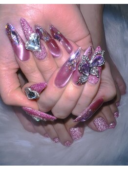 ネイルサロン ヴェルニ(NAIL SALON VERNIS)/マグネットグラデフラッシュ