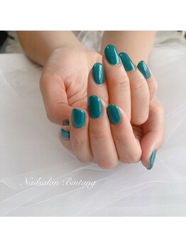 個性派ワンカラーネイル