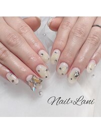 春色チークネイル