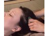 あんの担当新メニュー　イオンかっさヘッドスパお試し30分　¥3000
