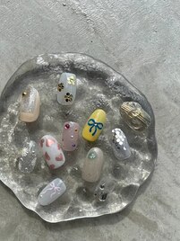 定額２本デザイン。パラジェル付