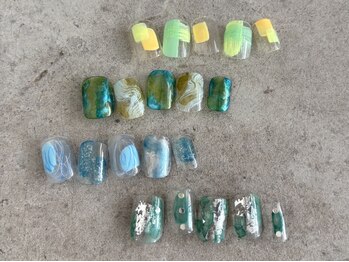 メロー(mellow)の写真/クリアベースが基本のアート＊シンプルだからこそ光るプロの技術でこだわりのオシャレを指先に◎
