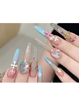 手描きアートが得意なサロン